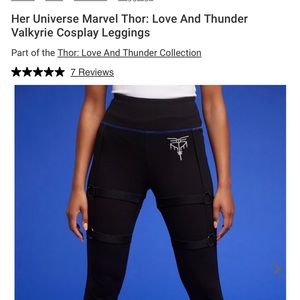 Her Universe Marvel Thor: Love And Thunder Valkyrie Cosplay Leggings